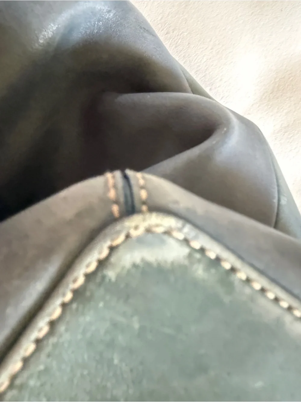 Coach Hampton Blue Leather Tote - Picture 12 of 13